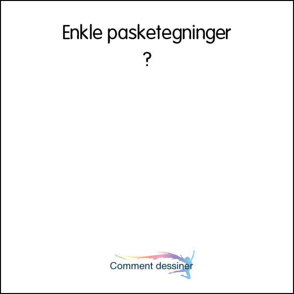 Enkle påsketegninger